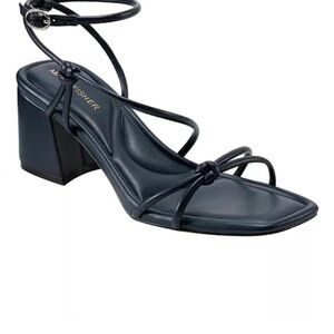 Marc Fisher Women's Black and Blue Courts